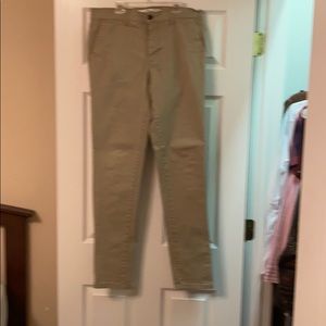 Topman Stretch Skinny Khaki Chinos 34x34